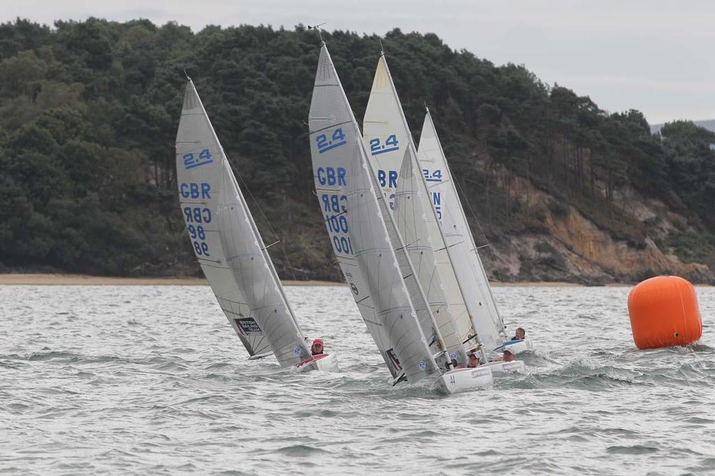 The British Sailing Team’s Helena Lucas (GBR100) and Megan Pascoe (GBR98) won silver and bronze respectively © Peter Newton Photography http://www.sb20class.com/